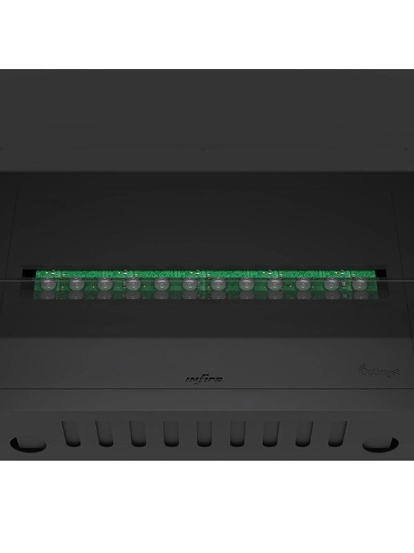 Camino a vapore acqueo a LED multicolore 80 cm INVAPO INSIDE con riempimento automatico