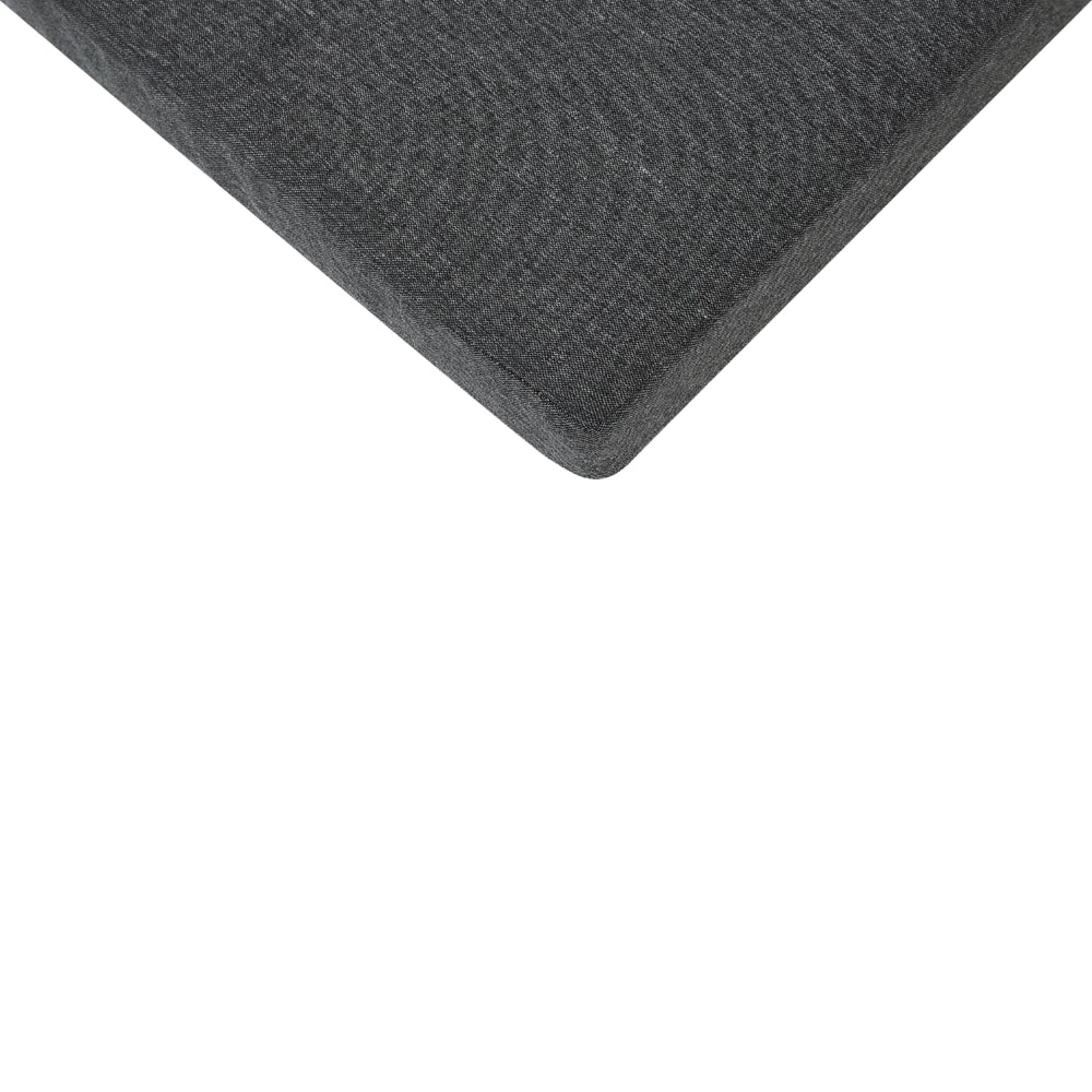 Set di 6 sedie da giardino in metallo nero grigio chiaro con schienale in legno set di 6 sedie da pranzo moderne