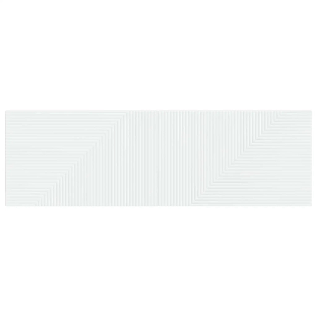 Testiera da Muro HAARLEM Bianco Legno ingegnerizzato 896945