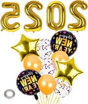Decorazioni di Capodanno 2025 - 14 pezzi - Set di palloncini decorativi per festa