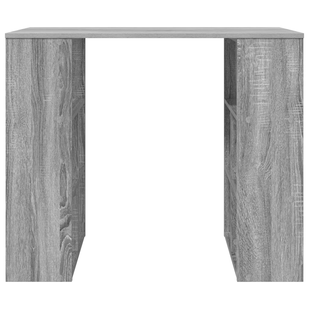 Scrivania Angolare Grigia Sonoma Truciolare Media