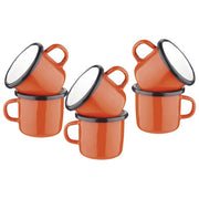 Kaufgut 012172 Tazza Caffe' Smalto 5cm Rosso