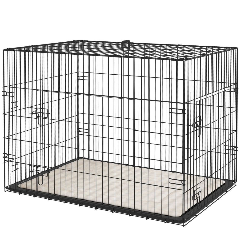 Casetta Trasporto Cane Pieghevole ¨C Zephmum ¨C Nero 90x57.5x62