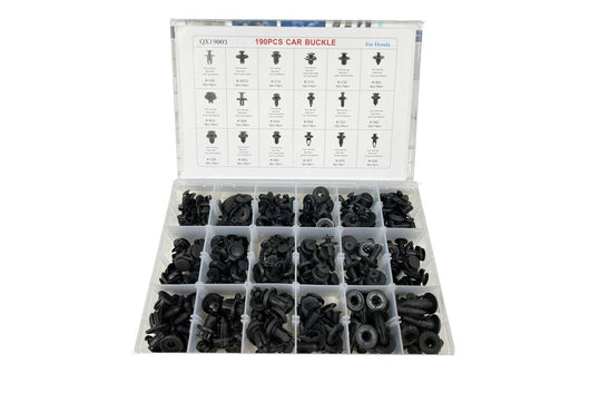 190 PZ PLASTICA TRIM CLIP RIVETTI CLIP KIT Fermi di Spinta Auto paraurti porta