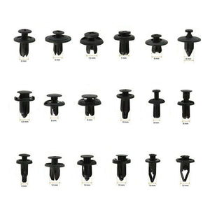 190 PZ PLASTICA TRIM CLIP RIVETTI CLIP KIT Fermi di Spinta Auto paraurti porta