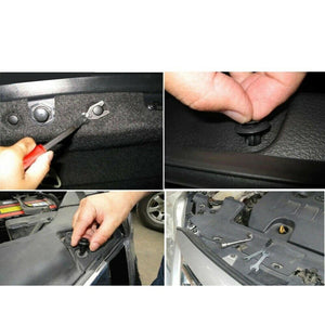 190 PZ PLASTICA TRIM CLIP RIVETTI CLIP KIT Fermi di Spinta Auto paraurti porta