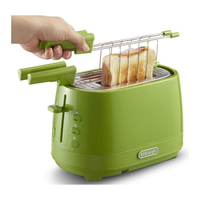 De’Longhi CTLAP2203.GR 2 fetta/e 550 W Verde
