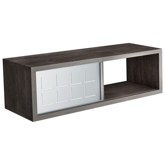 Terraneo Mobile da parete con anta in ferro Fissaggio incluso ardesia 60x25x20 Made in Italy