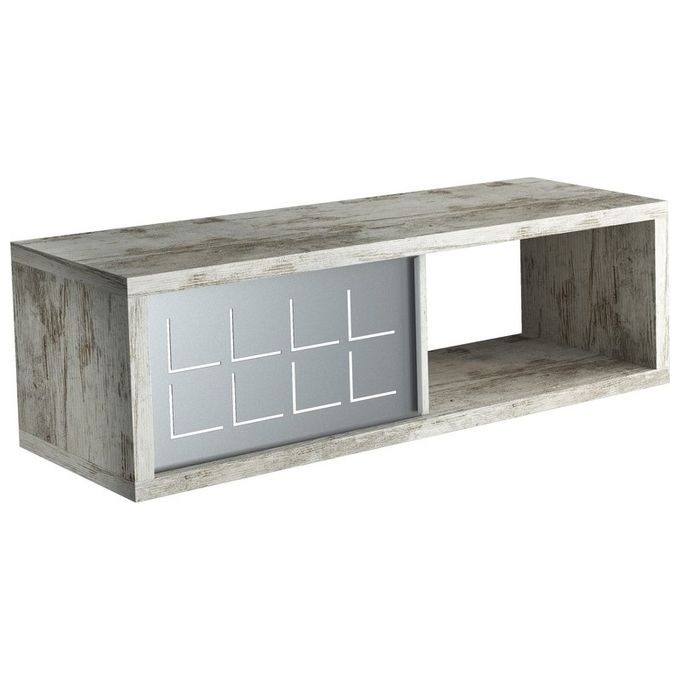 Terraneo Mobile da parete con anta in ferro Fissaggio incluso vintage 60x25x20 Made in Italy