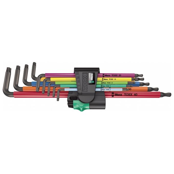 Wera 967/9 TX XL Set di chiavi esagonali a L Metrico 9 pz