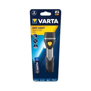 Varta Day Light Multi LED F10 Alluminio, Nero Torcia portachiavi
