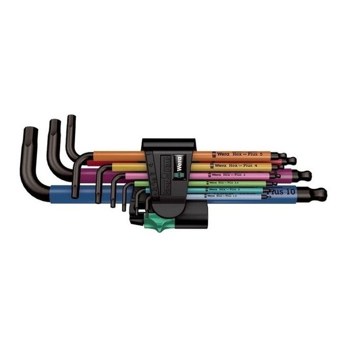 Wera 05022210001 chiave esagonale Set di chiavi esagonali a L Metrico 9 pz