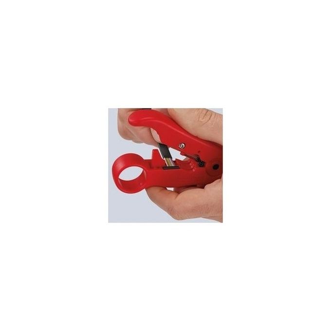 Knipex 16 60 06 SB pinza spellacavi Rosso