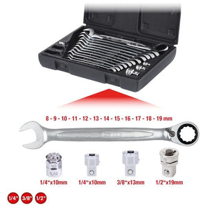 KS Tools 503.4666 chiave a cricchetto Acciaio al cromo vanadio 72 pz