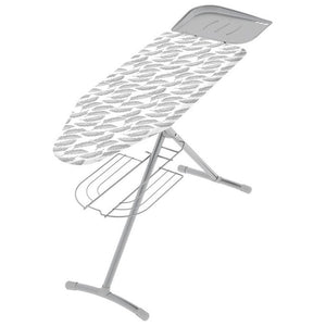 Colombo Asse stiro TURBO 120x44 regolabile in 6 posizioni di altezza, poggiaferro portacaldaia con inserti in silicone, portagrucce, griglia portabiancheria rinforzata