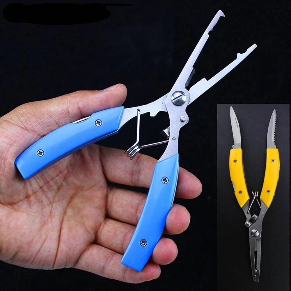 Trade Shop - Pinze Da Pesca Coltello Forbice Multifunzionale Pescatore Mare Fiume -