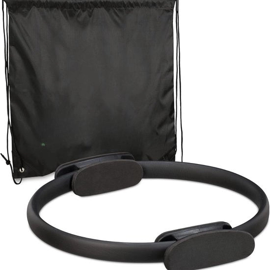Ring per Pilates - Ring per Yoga - Ring per Fitness - Allenatore per addominali - Allenatore per gambe - Fitness a casa - Gomma duraturo - Maniglie anti-slip - Allenamento ottimale per braccia, gambe, schiena e spalle
