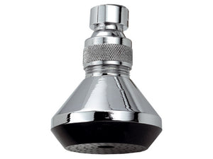 Soffione con disco ostaform a snodo