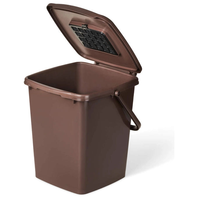 Mattiussi Ecologia, Pattumiera Marrone Minimax Pro, 10 Litri