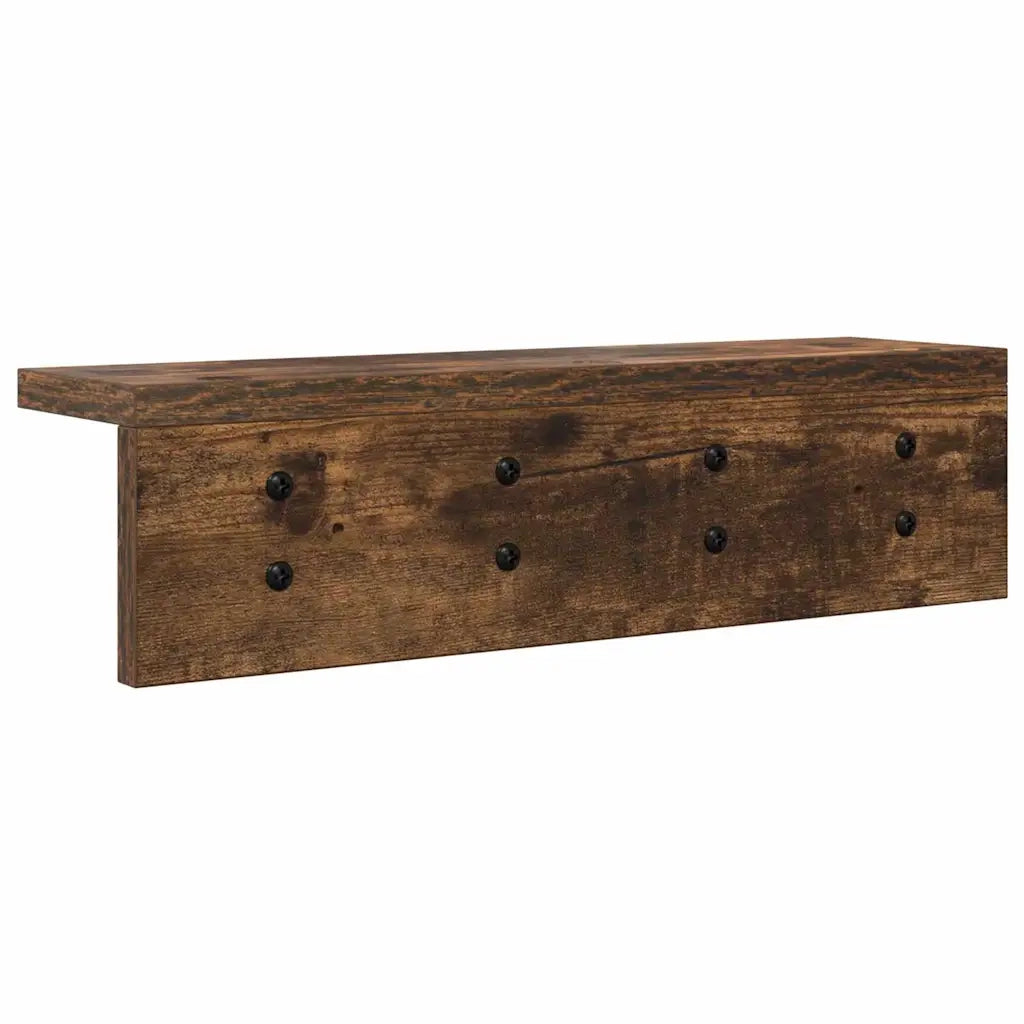 Appendiabiti a muro Rovere fum¨¦ 40 x 10,5 x 10,5 cm CFW4893242