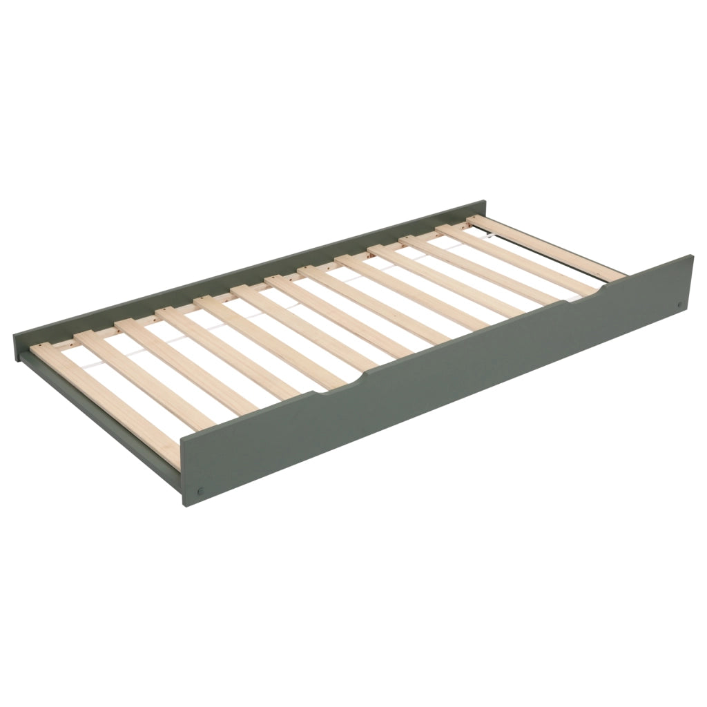 Cassetto letto verde