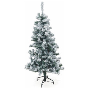Albero di Natale Sestriere innevato 150 cm 350 rami in pvc