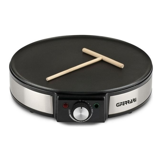 G3 Ferrari Profi-Crepe crepiera 1 crepe 1200 W Nero, Argento