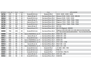 Braccio 3 punto idraulico Cermag per trattori CASE IH lunghezza 570-760 mm - 50911