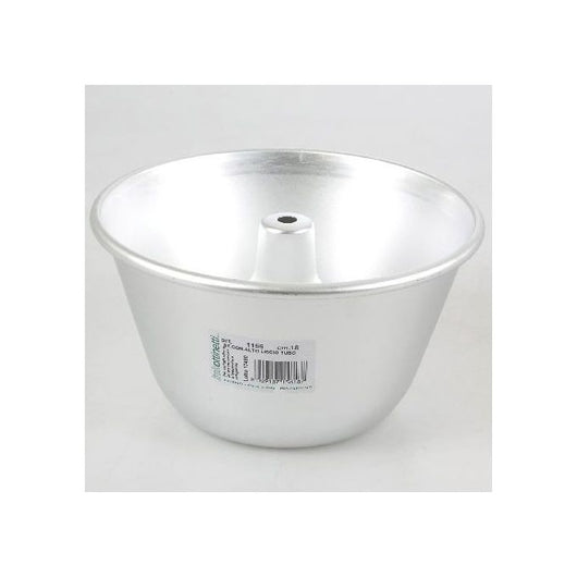 Stampo per budino liscio conico alto con tubo Diametro cm 18