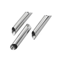 Pedrini 3 Stampi per Cannoli in acciaio inox Cm 12,5