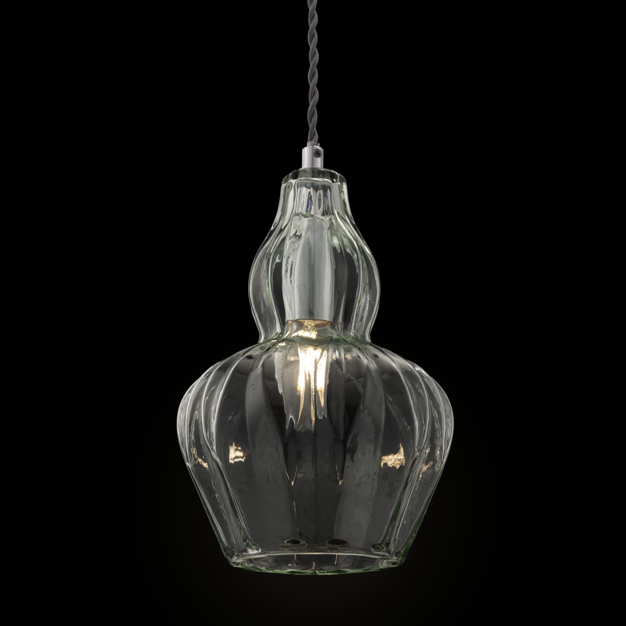 Lampada pendente Pendant in Metallo Eustoma Nickel