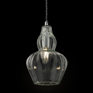 Lampada pendente Pendant in Metallo Eustoma Nickel