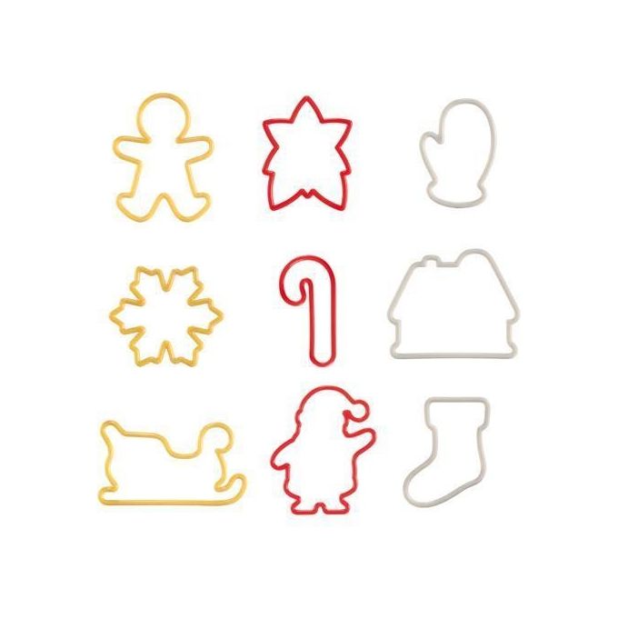 Tescoma 630901 formina per biscotti Rosso, Bianco, Giallo