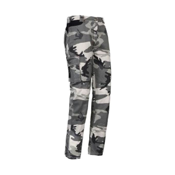 Issa Pantalone Cotone Inverno Grigio S Mimetico