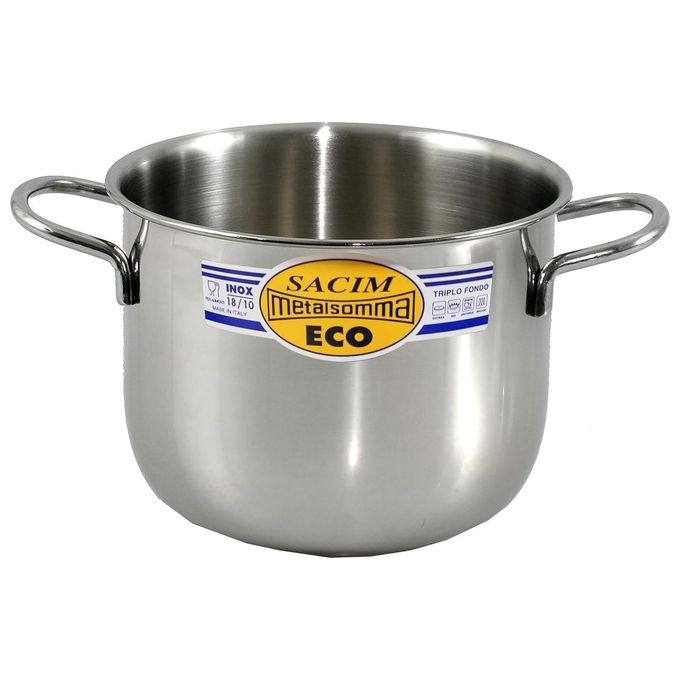 Pentola Cuocitutto per induzione con 2 manici Lt.6 Cm.22