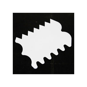 6 Raschietto Pettine in plastica