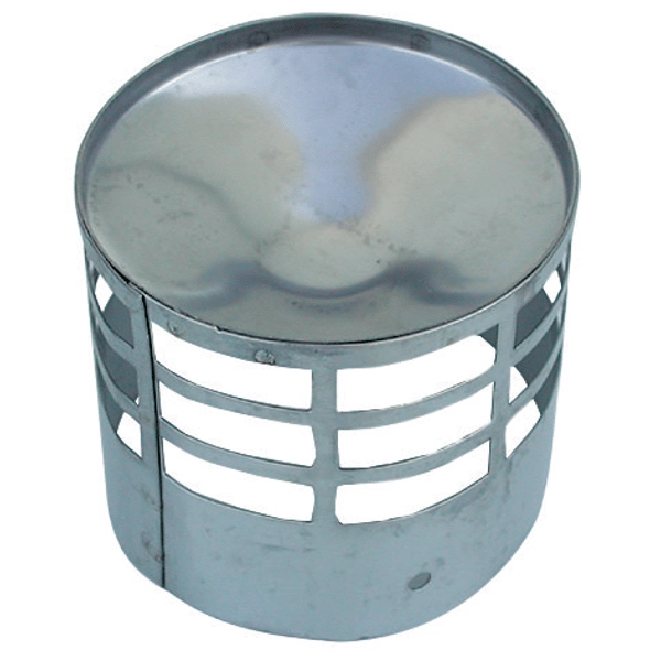 TERMINALE DI SCARICO PER TUBO PELLET Ø 80 mm