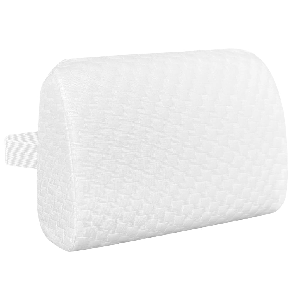 Supporto Lombare In Memory Foam Portatile Con Elastico Per Fissaggio Sedia Ufficio Multiuso Collo Ginocchia Cuscino Da Viaggio Auto Gambe Prodotto Italiano Dispositivo Medico