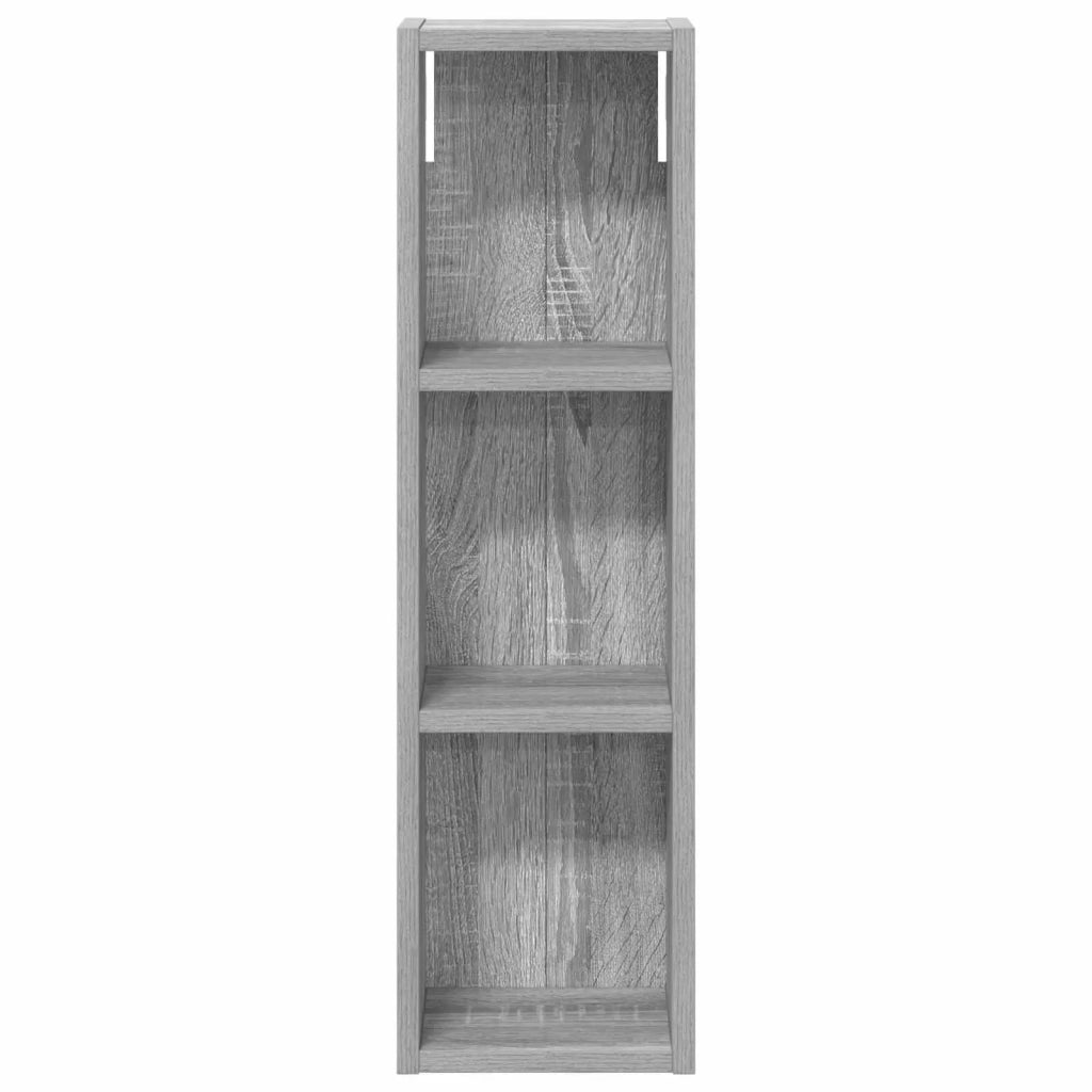 Armadio da bagno a muro Sonoma grigia 20 x 14 x 70 cm