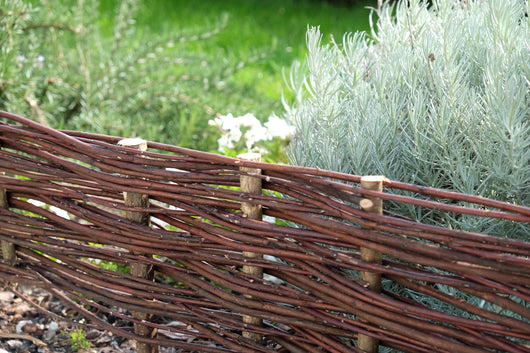 Confezione 3 Pz Mini Recinzione In Salice Dim. 100 H20X40Cm Tipo A