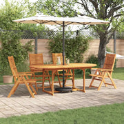 Set da Pranzo per Giardino 5 pcs Marrone 3375714