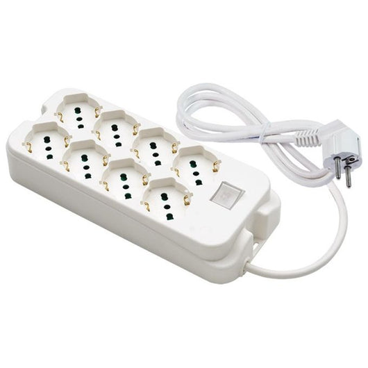 FANTON 47440 prolunghe e multiple 1,5 m 8 presa(e) AC Interno Bianco