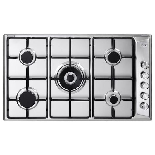 De’Longhi DLI 59 DD piano cottura Acciaio inox Da incasso 90 cm Gas 5 Fornello(i)
