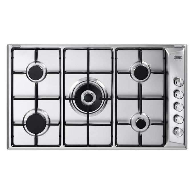 De’Longhi DLI 59 DD piano cottura Acciaio inox Da incasso 90 cm Gas 5 Fornello(i)
