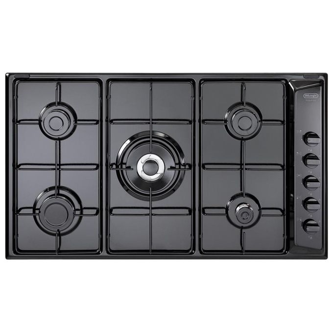 De’Longhi NL 59 DD piano cottura Nero Da incasso 90 cm Gas 5 Fornello(i)