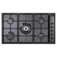 De’Longhi NL 59 DD piano cottura Nero Da incasso 90 cm Gas 5 Fornello(i)