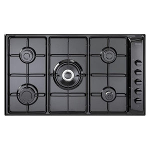 De’Longhi NL 59 DD piano cottura Nero Da incasso 90 cm Gas 5 Fornello(i)
