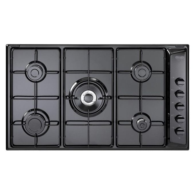 De’Longhi NL 59 DD piano cottura Nero Da incasso 90 cm Gas 5 Fornello(i)