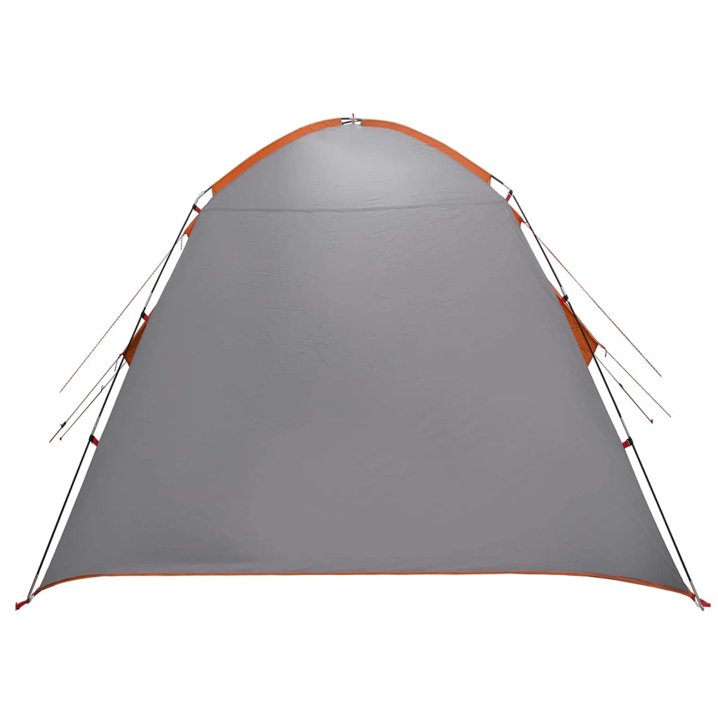 Tenda Capanna Grigio e arancione 210 x 210 x 138 cm Poliestere 42028507