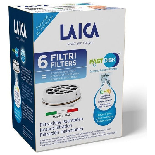 Laica Fast Disk Ricambio filtro per acqua 6 pz
